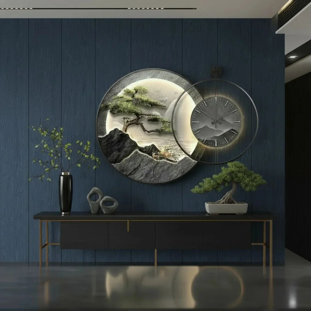Zen Horizon LED Wall Clock