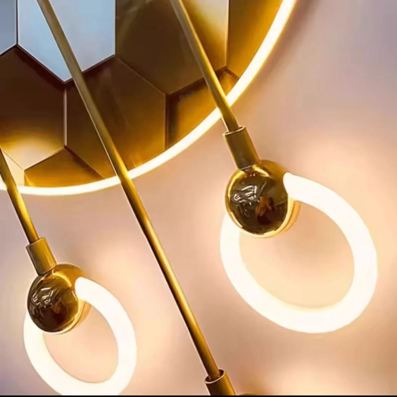 Lunar Harmony LED Wall Art Moonlight Glow with Bonsai & Golden Orbs